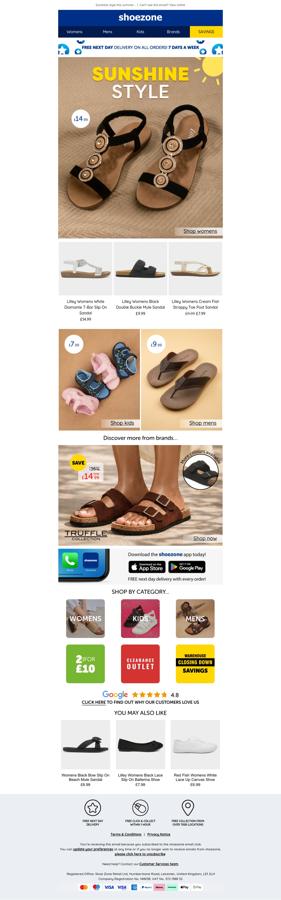 Grab a heatwave BARGAIN… Sandals from £7.99!